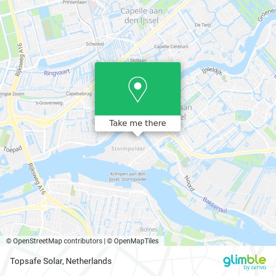 Topsafe Solar map