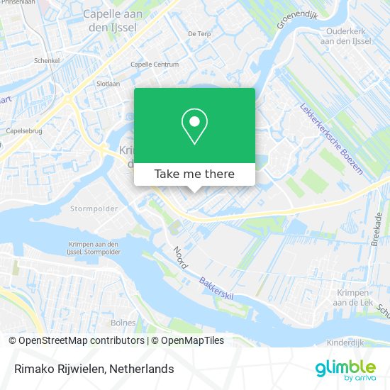 Rimako Rijwielen map