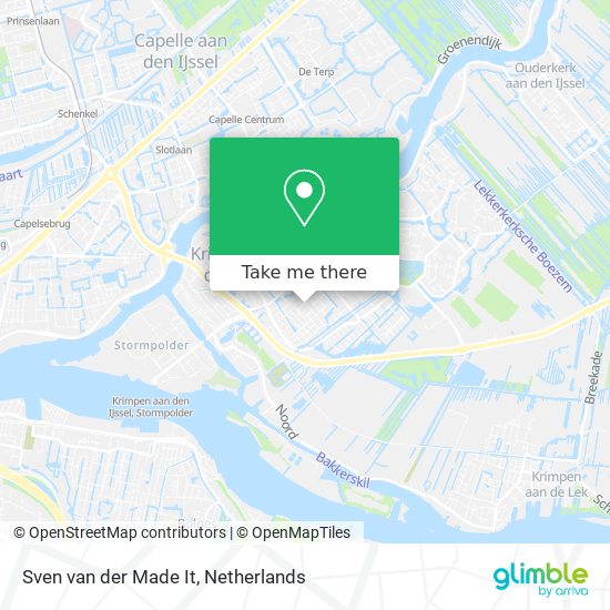 Sven van der Made It map