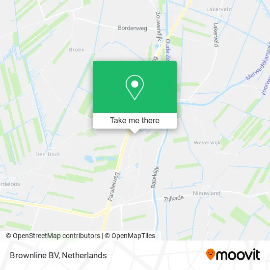 Brownline BV map