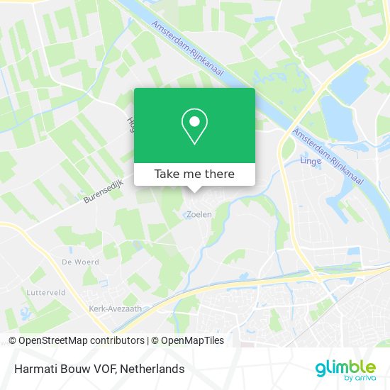 Harmati Bouw VOF map