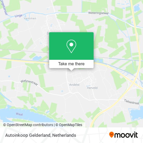 Autoinkoop Gelderland map