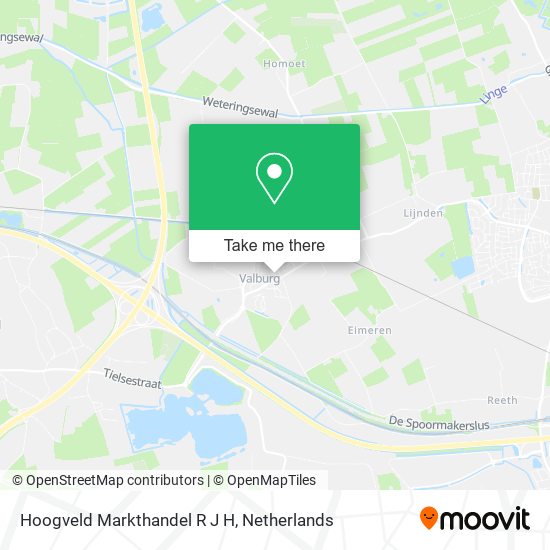 Hoogveld Markthandel R J H Karte