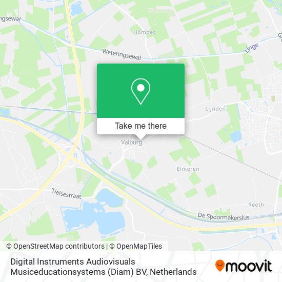 Digital Instruments Audiovisuals Musiceducationsystems (Diam) BV map