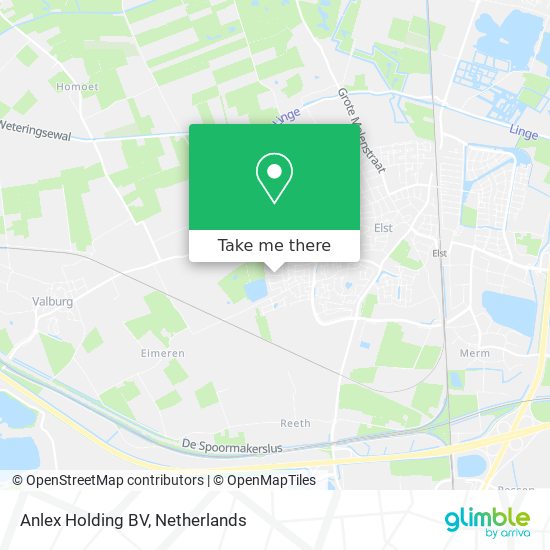 Anlex Holding BV map