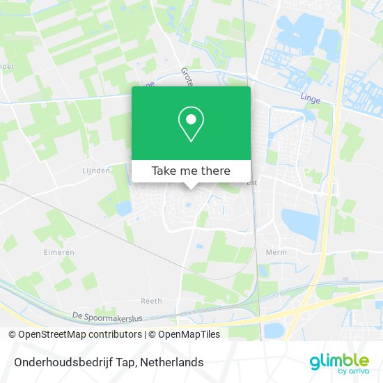 Onderhoudsbedrijf Tap map