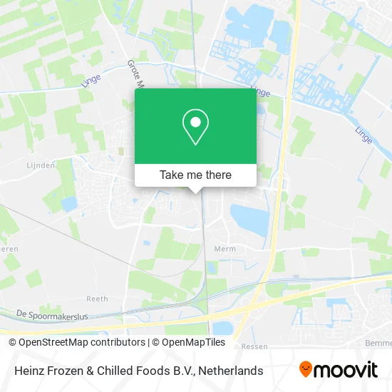 Heinz Frozen & Chilled Foods B.V. map