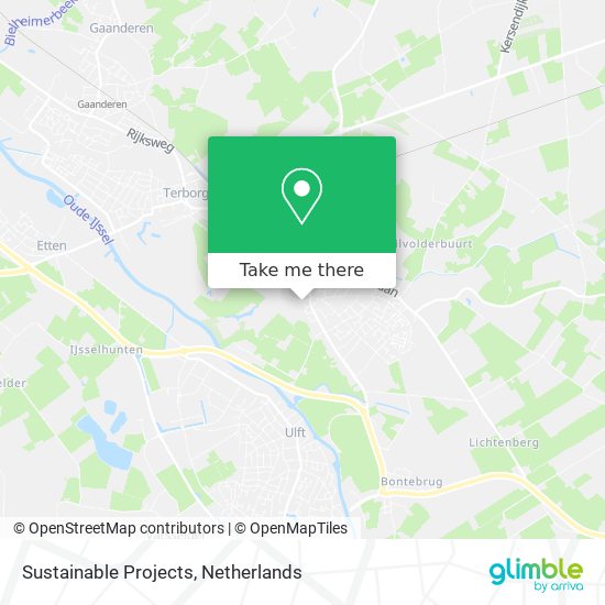 Sustainable Projects map