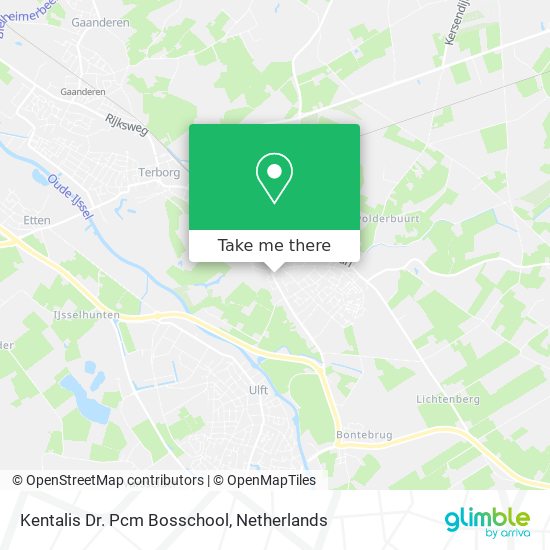 Kentalis Dr. Pcm Bosschool map