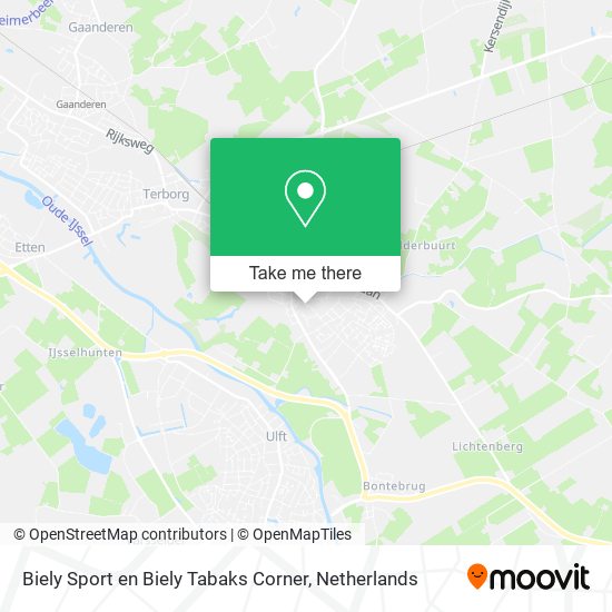 Biely Sport en Biely Tabaks Corner map