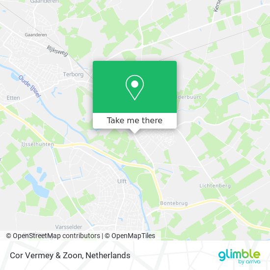 Cor Vermey & Zoon map