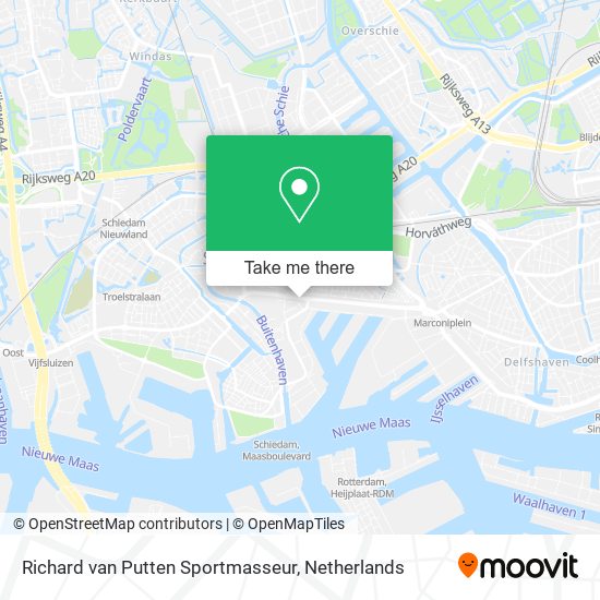 Richard van Putten Sportmasseur map