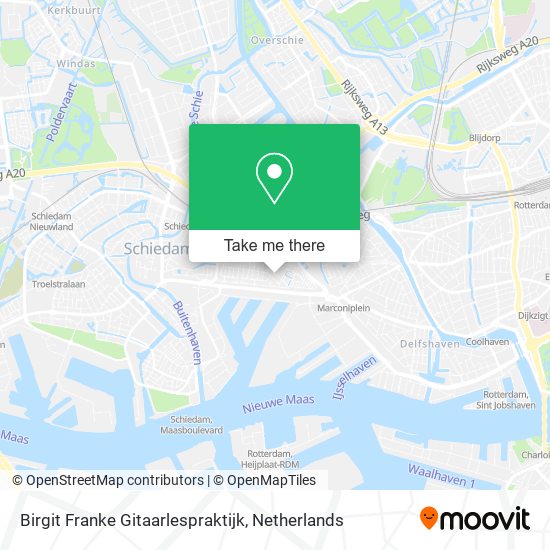 Birgit Franke Gitaarlespraktijk map