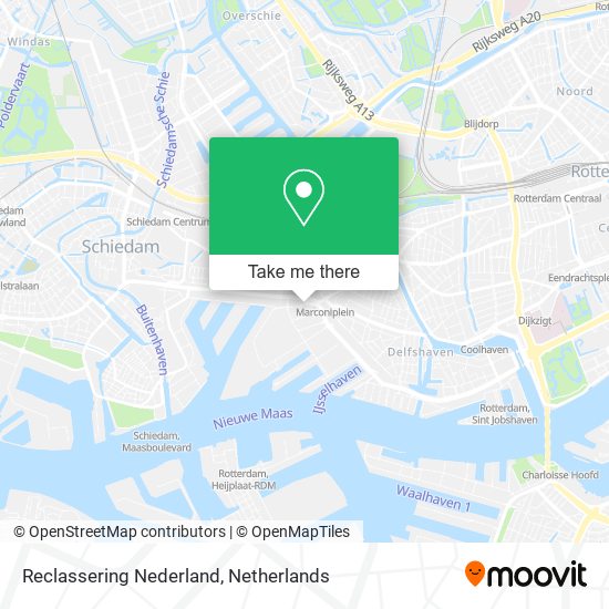 Reclassering Nederland map