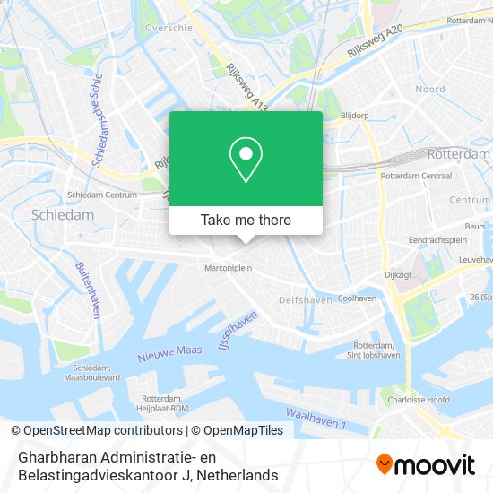 Gharbharan Administratie- en Belastingadvieskantoor J map