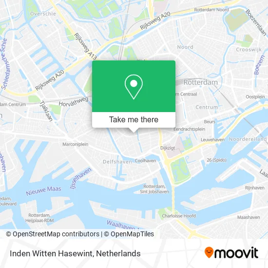 Inden Witten Hasewint map