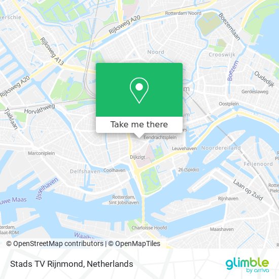 Stads TV Rijnmond map