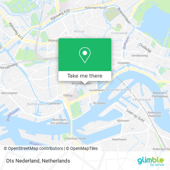 Dts Nederland map
