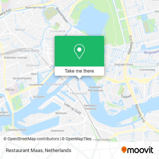 Restaurant Maas map
