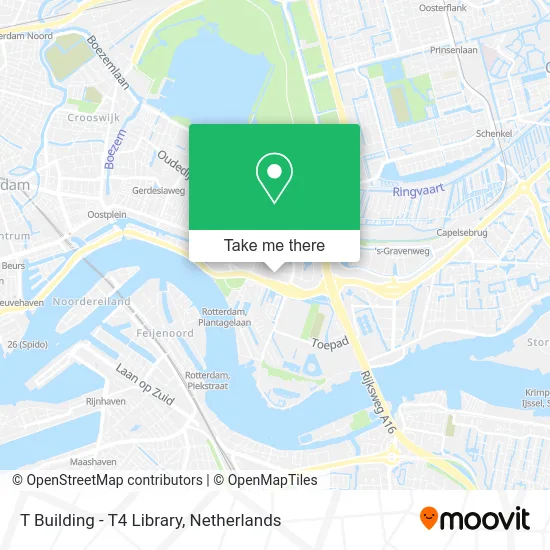 T Building - T4 Library map
