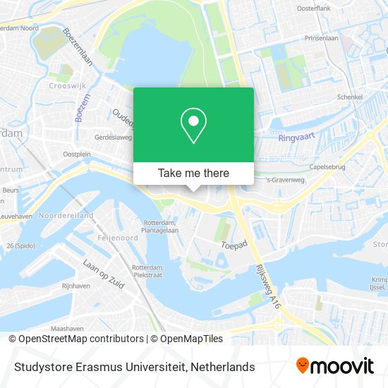 Studystore Erasmus Universiteit Karte