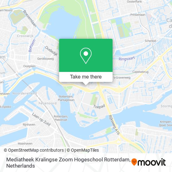Mediatheek Kralingse Zoom Hogeschool Rotterdam Karte