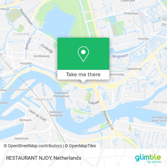 RESTAURANT NJOY map