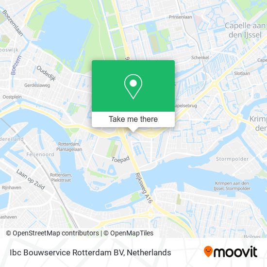 Ibc Bouwservice Rotterdam BV map