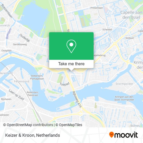 Keizer & Kroon map