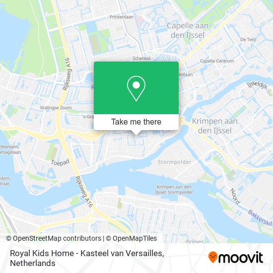 Royal Kids Home - Kasteel van Versailles map