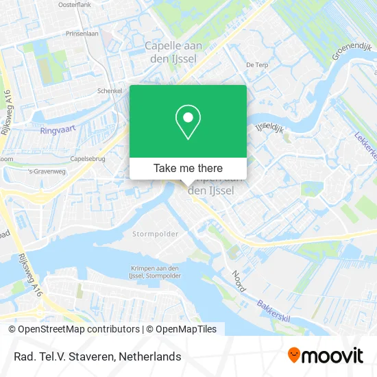 Rad. Tel.V. Staveren map