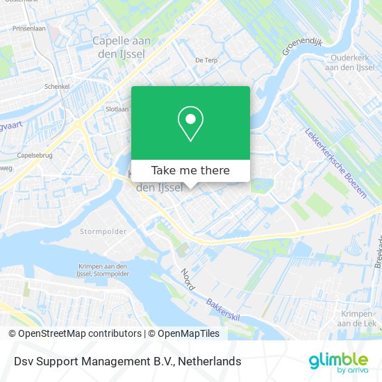 Dsv Support Management B.V. map