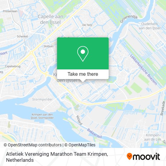 Atletiek Vereniging Marathon Team Krimpen Karte