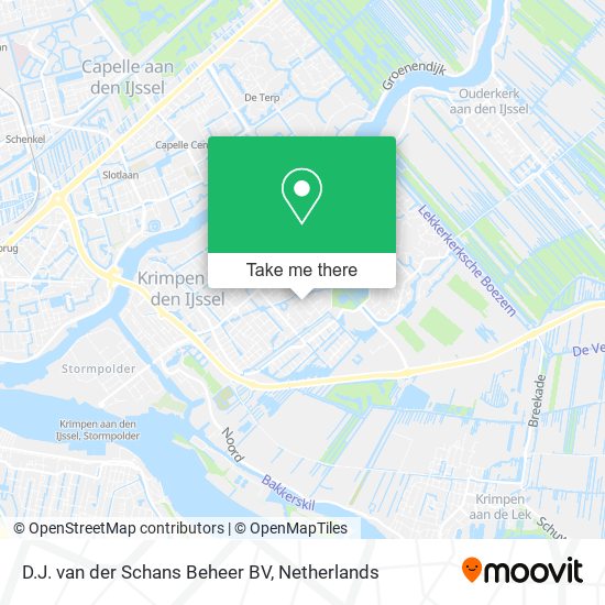 D.J. van der Schans Beheer BV map