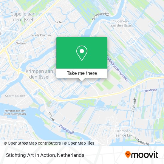 Stichting Art in Action map