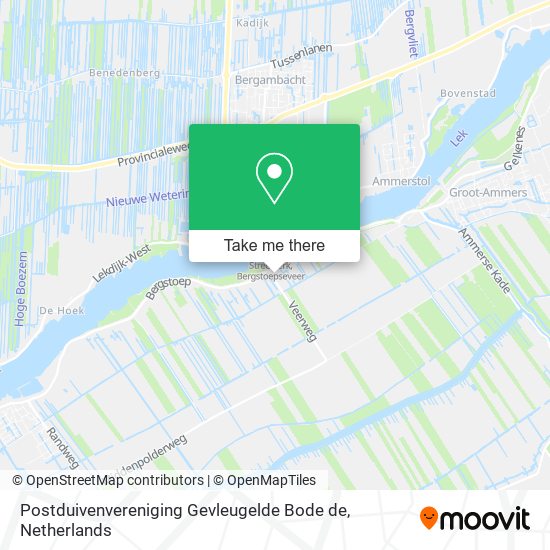 Postduivenvereniging Gevleugelde Bode de map