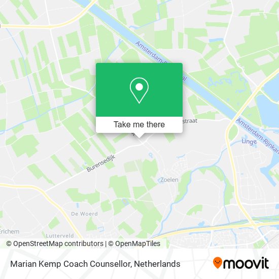 Marian Kemp Coach Counsellor map