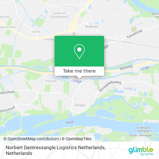 Norbert Dentressangle Logistics Netherlands map