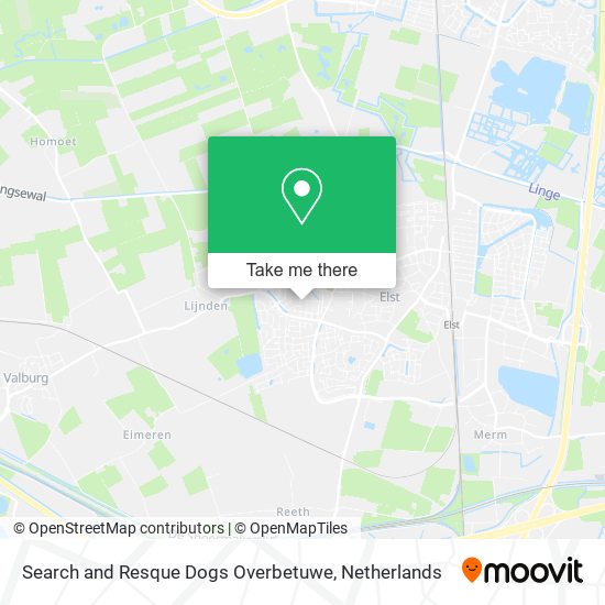 Search and Resque Dogs Overbetuwe Karte