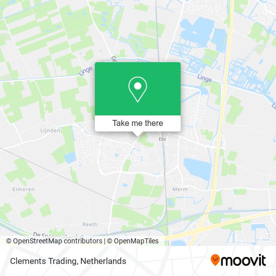 Clements Trading map