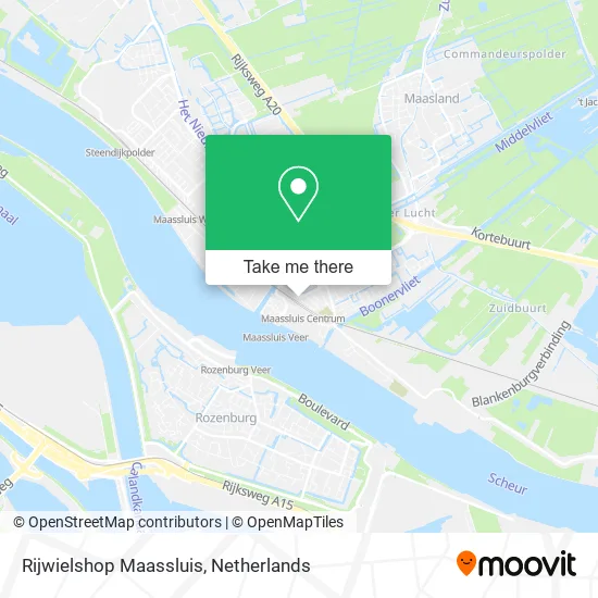 Rijwielshop Maassluis map