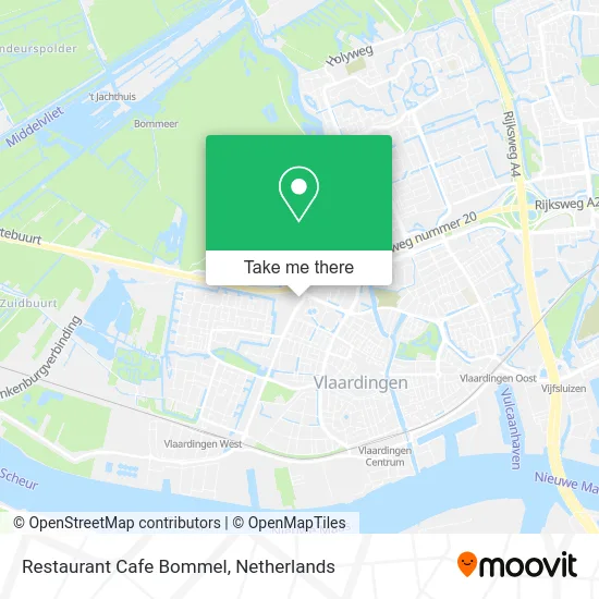 Restaurant Cafe Bommel map