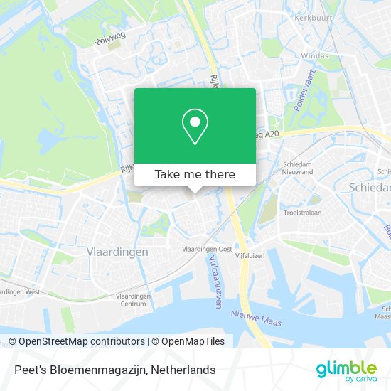 Peet's Bloemenmagazijn map