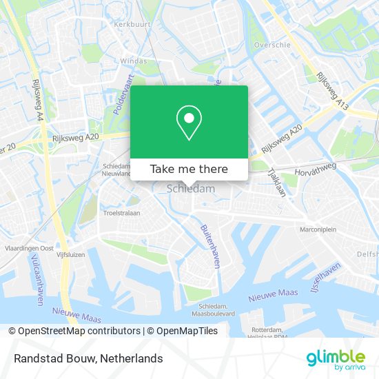 Randstad Bouw map