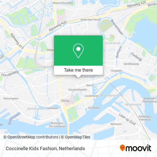 Coccinelle Kids Fashion map