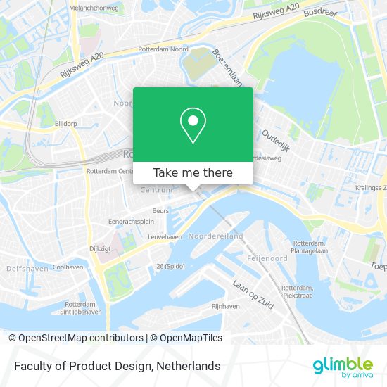 Faculty of Product Design map