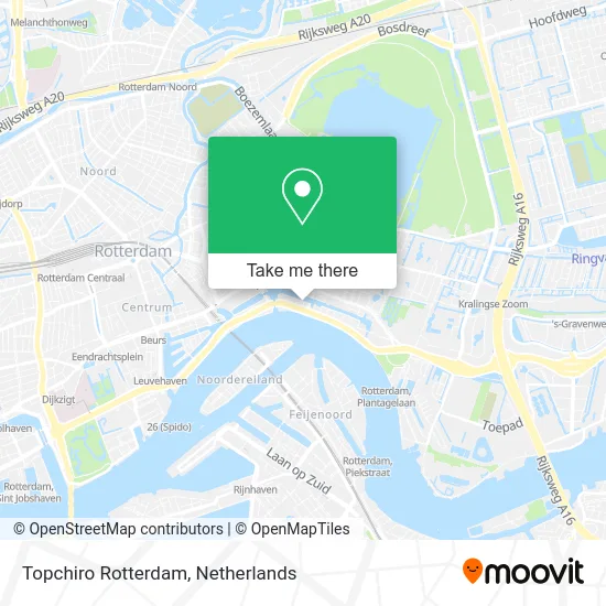 Topchiro Rotterdam map