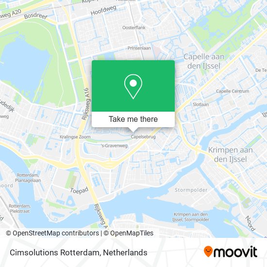 Cimsolutions Rotterdam map