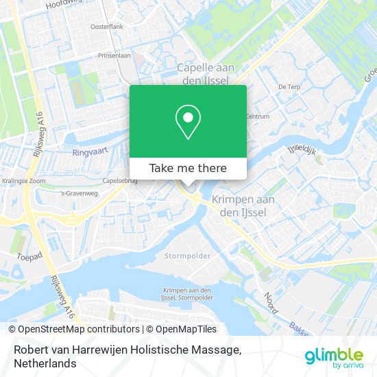 Robert van Harrewijen Holistische Massage map