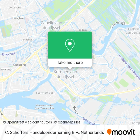 C. Scheffers Handelsonderneming B.V. Karte